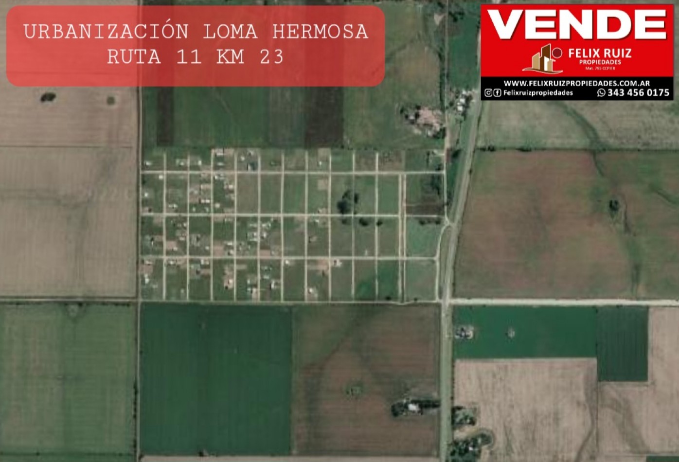 LOTES  EN ALDEA BRASILERA, LOMA HERMOSA