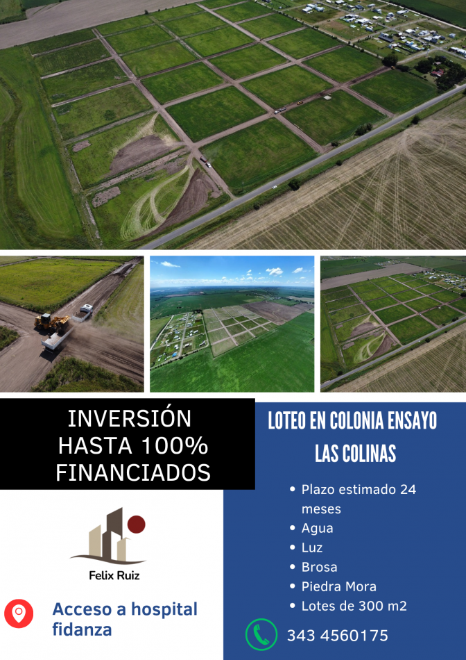 Loteo Las.Colinas, Colonia Ensayo 